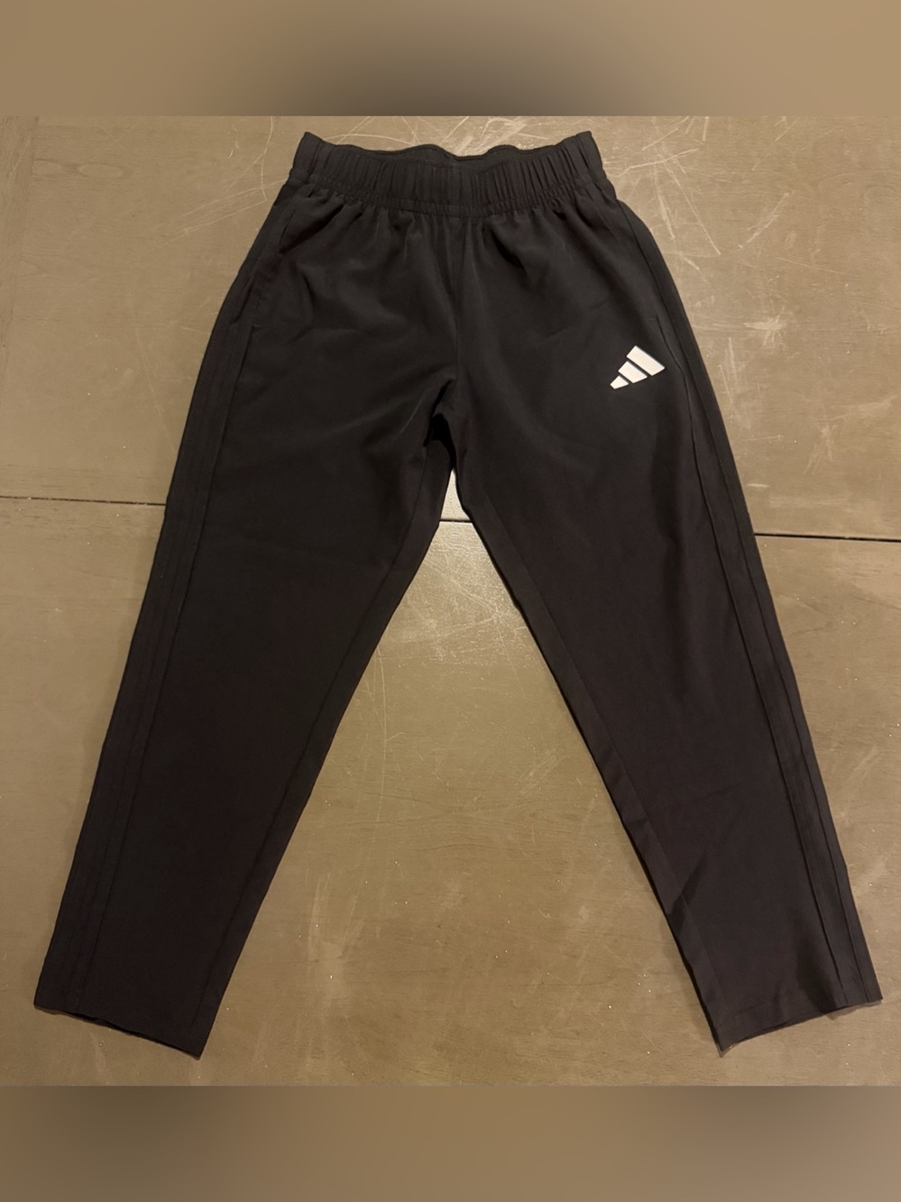 Boys Adidas Black Athletic Training Pants